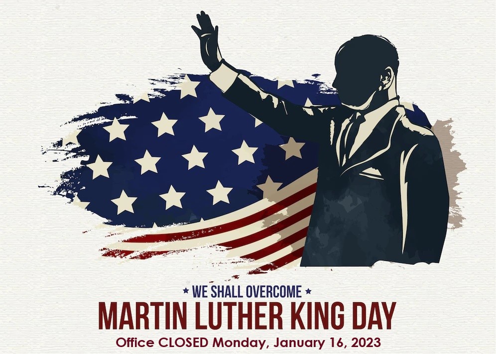 Office CLOSED for Martin Luther King, Jr. Day Monroe County Veterans