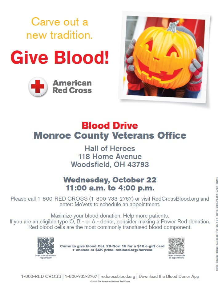 Upcoming Blood Drive