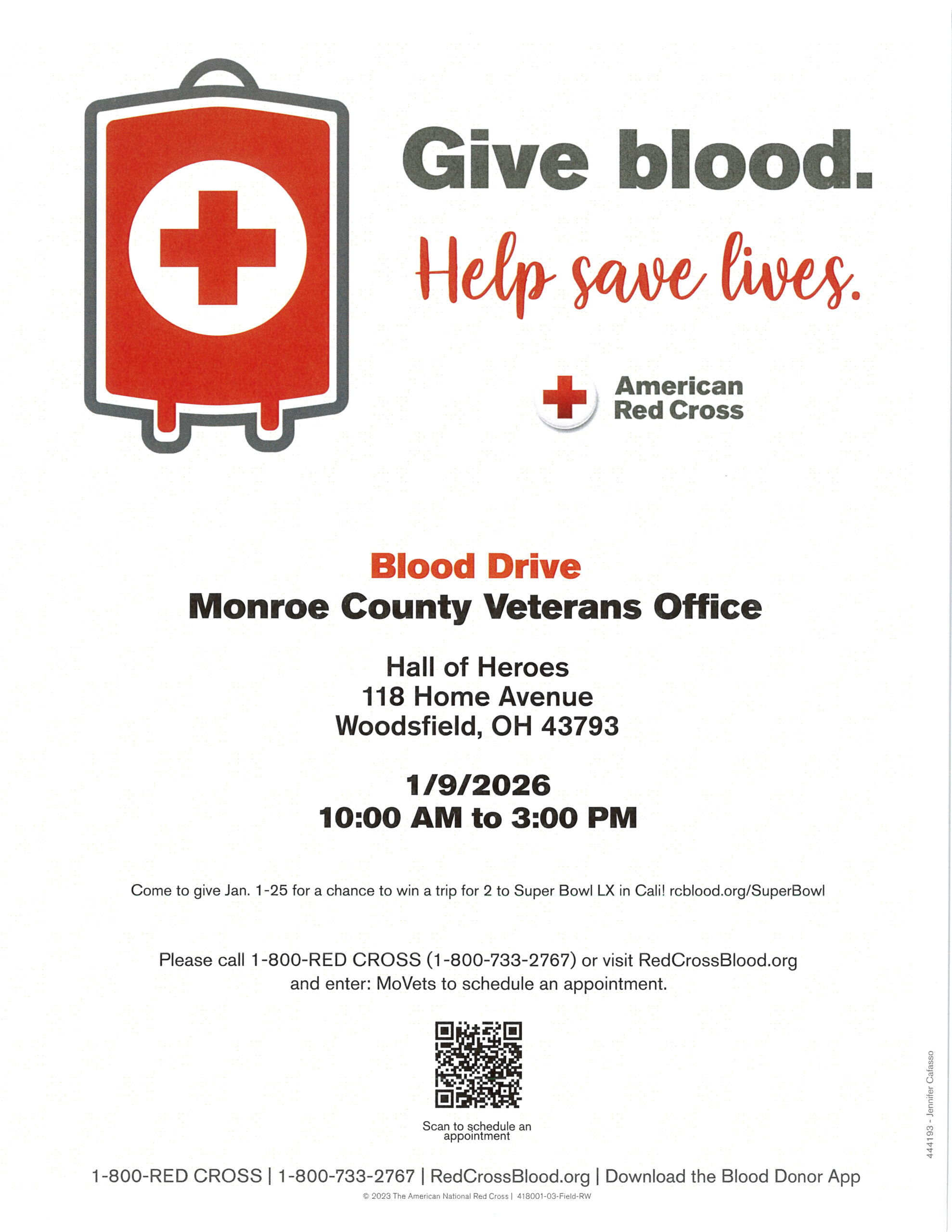 Blood Drive January 2026