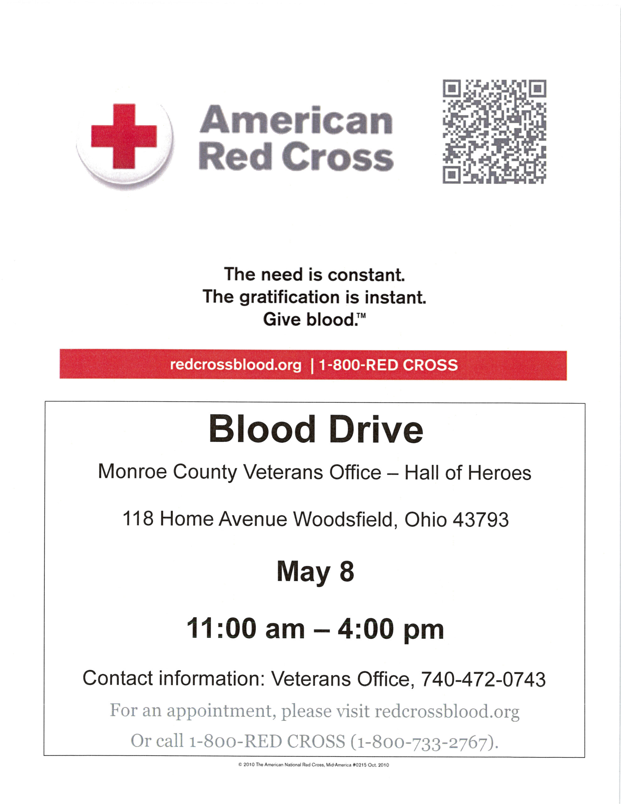 Upcoming Blood Drive