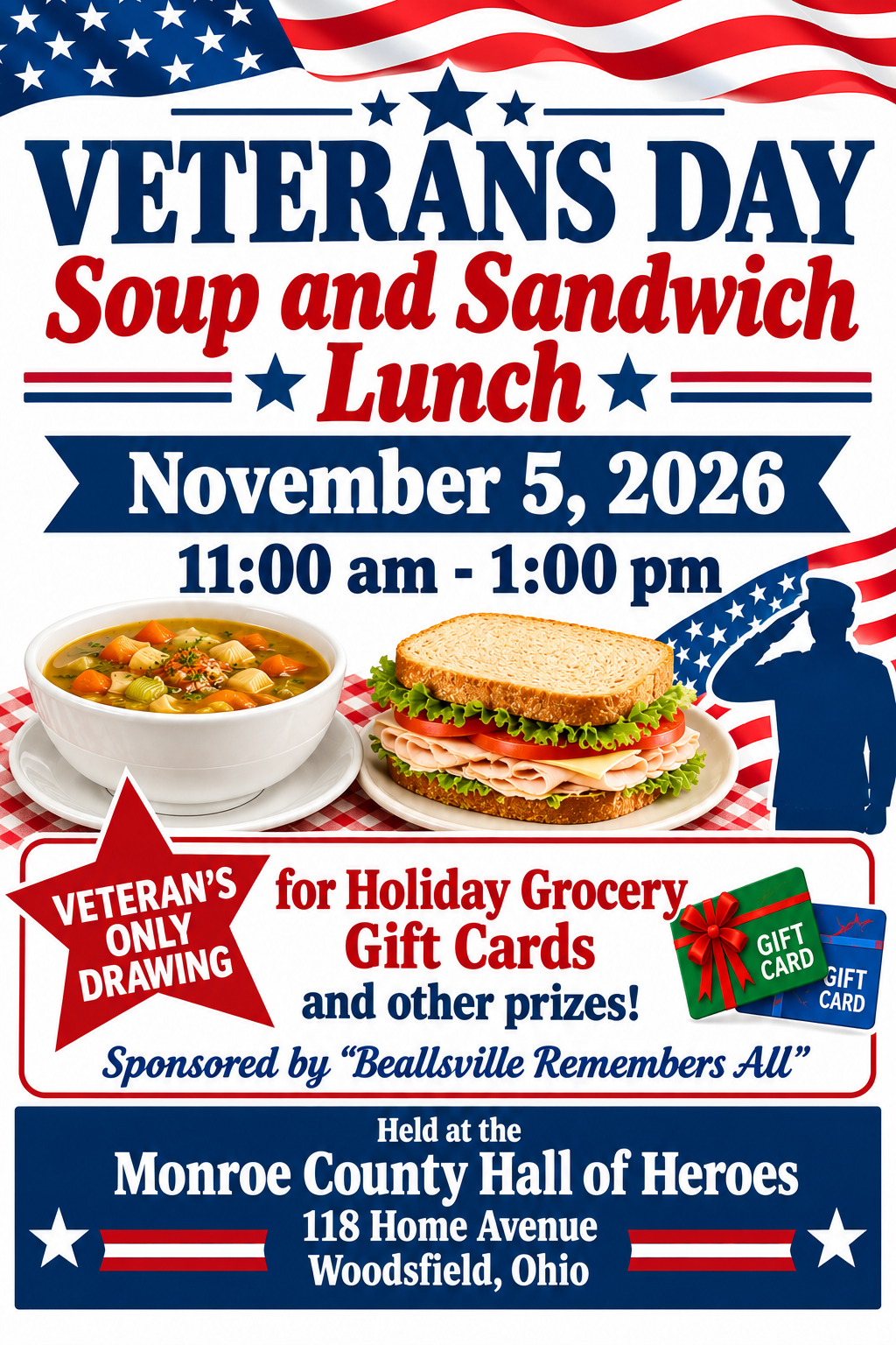 Veterans Lunch November 5